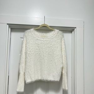 Jessica Simpson fuzzy sweater